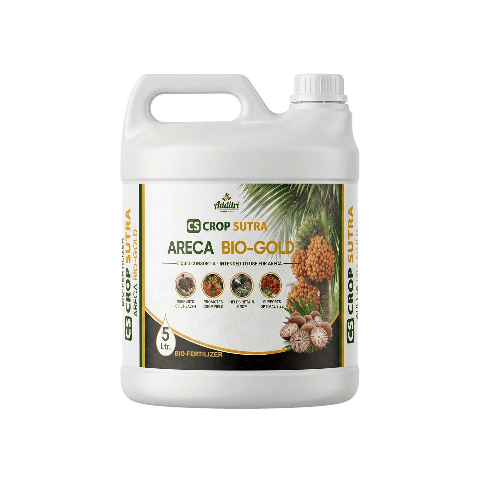 Crop Sutra Areca BIO-GOLD Liquid Consortia Biofertilizer